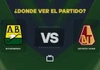 Watch Bucaramanga vs Tolima Live: Stream Free on Liga BetPlay Today