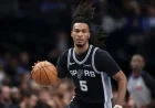 Spurs’ Castle Exits Lakers Game Due to Pelvis Contusion