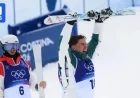 Woods Triumphs with Gold in Moguls Event