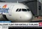 Allegiant Air Launches New Direct Service from Huntsville to Orlando