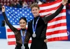 Madison Chock, Evan Bates React to Controversial Ice Dancing Gold Scores