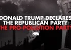 Trump Labels Republican Party as Pro-Pollution