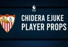 Chidera Ejuke Goal Odds vs. Deportivo Alaves on February 14