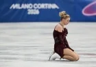 Amber Glenn Stumbles in Olympic Figure Skating Short Program