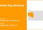 Pennsylvania Faces Dense Fog Advisory: Visibility Down to Quarter Mile