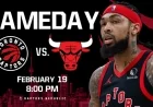 Raptors Face Bulls: February 19 Showdown