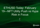 ETHUSD Analysis: February 19—Balancing NFT Utility Against Hype Risks