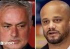 Kompany Calls Out Mourinho’s Unacceptable, Major Mistake