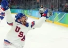 Dylan Larkin Scores First in USA vs. Slovakia 2026 Olympics Semifinal