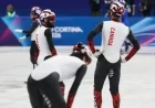 Short Track Speed Skating: Men’s Relay Team Just Misses Podium