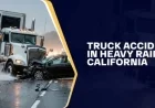 California Truck Crashes Surge Amid Heavy Rainfall