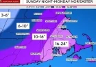 Boston Braces for Potential Blizzard, Forecasts Predict a Foot of Snow Monday