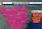 Red Flag Warning Issued: High Fire Danger in San Antonio, Hill Country