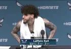 LaMelo Ball Exits Press Briefing When Asked About Car Crash