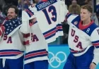 U.S. Men’s Hockey Celebrates Gaudreau After Gold Victory Against Canada