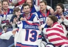 Team USA Celebrates Johnny Gaudreau as an Olympic Champion