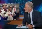 Jon Stewart Labels Kash Patel ‘Make-a-Wish Man’ in Hockey Celebration
