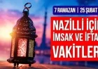 Nazilli Ramadan Timings: Imsak and Iftar for 7th Ramadan 2026