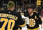 Bruins Olympians Return to Boston, Rejoin Practice Skate