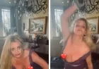 Britney Spears Dances Boldly in the Dining Room