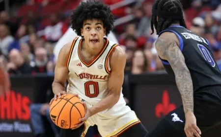 Brown, Rooths Lead Louisville to 88-74 Victory Over SMU
