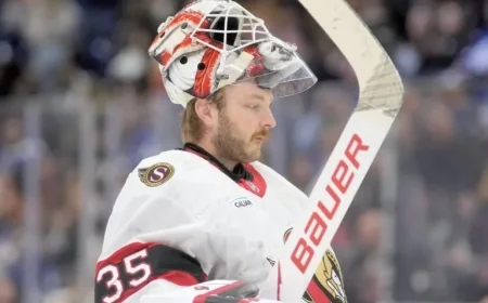 Linus Ullmark Returns to Start for Senators After Month-Long Hiatus