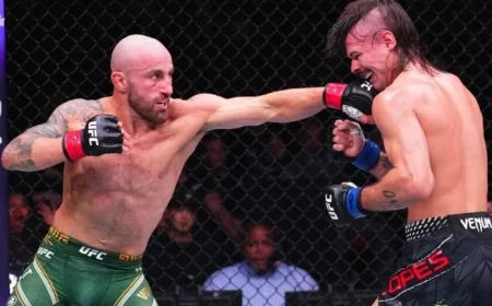 Volkanovski Dominates Lopes to Retain UFC 325 Title