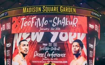 Conor Benn and Rolly Romero Clash Ringside at Lopez-Stevenson Fight