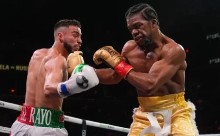 Russell to Defend Title on García-Barrios Fight Card: Sources