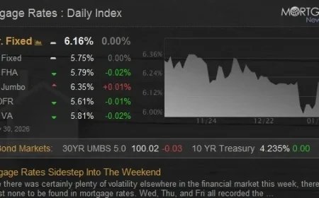 Mortgage Rates Hold Steady Heading Into Weekend