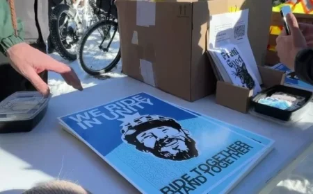 Thousands Honor Alex Pretti with Memorial Bike Ride