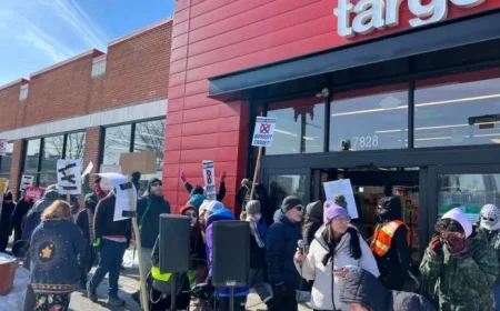 Protesters Demand “ICE Out” at Washington D.C. Target Stores Picketing