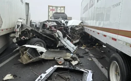 59-Vehicle Pileup Closes Highway 99 in Tulare County, CHP Reports