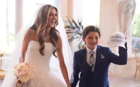 Erin Elmore Weds Dan Scavino; Trump, Musk Attend Mar-a-Lago Ceremony