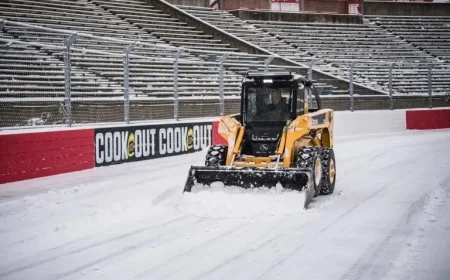 Historic Snowfall Postpones NASCAR Clash at Bowman Gray Again