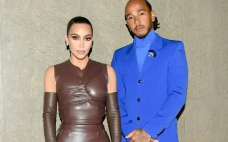 Kim Kardashian Flies to UK for Confidential Meeting with F1 Star Lewis Hamilton