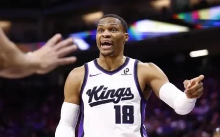 Westbrook and Monk Listed on Wizards Game Injury Report