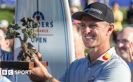 Justin Rose Clinches Historic Win at Farmers Insurance Open