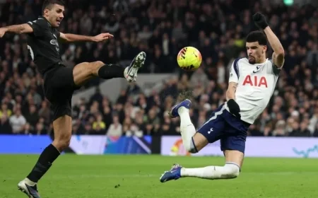 Solanke’s Scorpion Flick: Watch Spurs Star’s Stunning Goal Against Man City