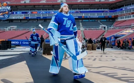 Vasilevskiy Aims to Inspire Lightning Success at Stadium Series