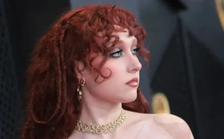 Chappell Roan Stuns in Nipple Ring Gown at Grammys Red Carpet
