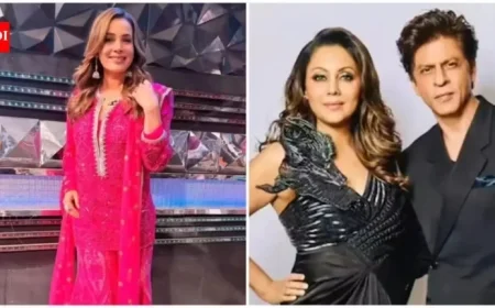 Neelam Kothari Played Cupid in Shah Rukh and Gauri Khan’s Love Story