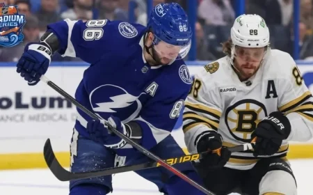 Kucherov Drives Lightning into Stadium Series Clash with Bruins