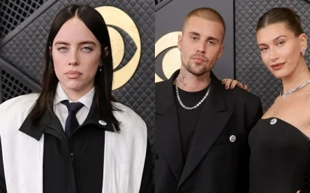Billie Eilish, Justin Bieber Support ICE Out at Grammys with Pins