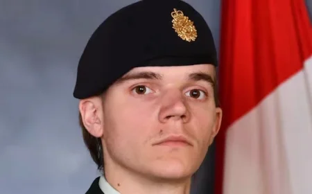 Father Honors Late Hamilton Soldier, 24, Proud Canadian Military Member