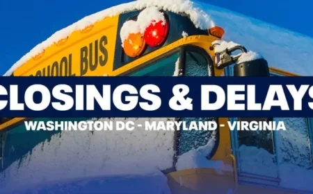 School Closures and Delays Announced for DC, Maryland, Virginia on February 2