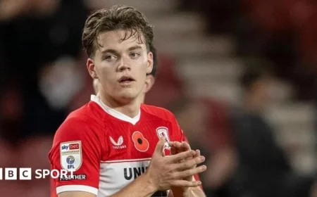 Nypan Returns to Manchester City After Middlesbrough Loan