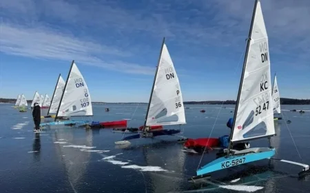DN Ice Yacht Championship 2026 to Race on Green Lake, Wisconsin