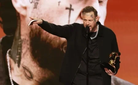 Jelly Roll Criticized for ‘MAGA’ Speech at Grammys Following Bad Bunny Remark