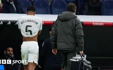 Real Madrid Awaits Update on England’s Bellingham Injury